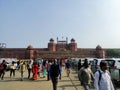 Red fort Delhi main view monument heritage ancient