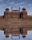 Red Fort and its reflection