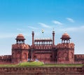 Red Fort (Lal Qila). Delhi, India Royalty Free Stock Photo