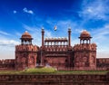 Red Fort (Lal Qila). Delhi, India Royalty Free Stock Photo