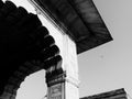 Red fort monument . blackandwhite architecture India