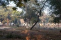 red fort park scenery Royalty Free Stock Photo