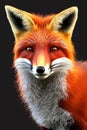 Red Fox Animal. AI Generated. Royalty Free Stock Photo