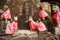 Red Fox Guardians at Shinto Shrine Royalty Free Stock Photo