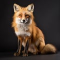 Oriental Red Fox Portrait: A Captivating Studio Shot With Hidden Meanings