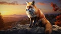 red fox vulpes