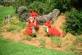 Red foxes lego