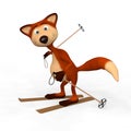 Red Foxes Skier.