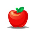 Red fresh apple icon Royalty Free Stock Photo