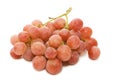 Red fresh grapes isolated Royalty Free Stock Photo