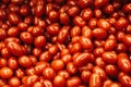 Red fresh tomatoes background. Natural local products on the farm market. Royalty Free Stock Photo
