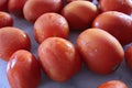 Red fresh and wet bunch of Tomato Vegetables close display Royalty Free Stock Photo