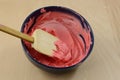 Red frosting