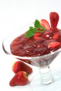 Red fruit jelly Royalty Free Stock Photo