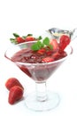 Red fruit jelly Royalty Free Stock Photo
