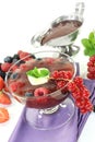 Red fruit jelly Royalty Free Stock Photo