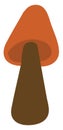 Red fungi, icon