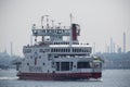 Red Funnel Ferry Red Eagle Sailing Up Southampton Water