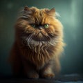 The Red-Furred Persian Cat Royalty Free Stock Photo