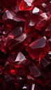 Red garnet crystals background. Royalty Free Stock Photo