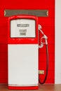 Red gas pump Royalty Free Stock Photo