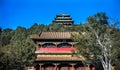 Red Gate Prospect Hill Pagoda Jingshan Park Beijing China