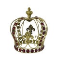 Red Gem Embellished Crown