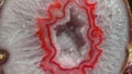 Red Geode Slice