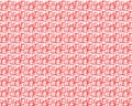 Red Geometric Line Pattern Background with Seamless Interlocking Square Shapes Royalty Free Stock Photo