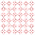 Red Geometric Luxury Ornamental Pattern Royalty Free Stock Photo