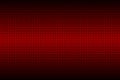 Red geometric perforated square background. Abstract metallic texture