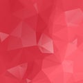 Red geometric rumpled triangular low poly origami style gradient illustration graphic background. Vector polygonal design for your Royalty Free Stock Photo