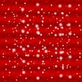 Red geometric texture with snow. abstract pattern red background vector. Design for Christmas, Website background, Banner poster Royalty Free Stock Photo