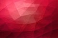 Red Geometric triangle background