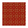 Red geometric Vector batik abstract background, for print, wallpapper etc. Royalty Free Stock Photo