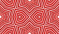 Red Geometric Watercolor. Amazing Seamless Pattern. Hand Drawn Stripes. Brush Texture.