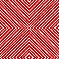 Red Geometric Watercolor. Curious Seamless Patter