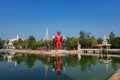 demon statue at wat Phai Rong Wua, Suphanburi