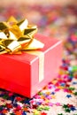 Red gift Royalty Free Stock Photo