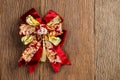 red gift bow,present bow,ribbon bow Royalty Free Stock Photo