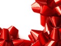 Red gift bows - Christmas Royalty Free Stock Photo