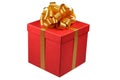 Red gift box Royalty Free Stock Photo