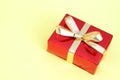 Red gift box Royalty Free Stock Photo