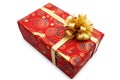 Red gift box Royalty Free Stock Photo