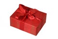 Red gift parcel Royalty Free Stock Photo