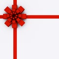 Red Gift ribbon Royalty Free Stock Photo