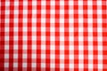 Red Gingham Background