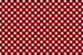 Red Gingham pattern. Texture from rhombus/squares for - plaid, tablecloths, clothes, shirts, dresses, paper, bedding, blankets, Royalty Free Stock Photo