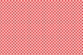 Red Gingham pattern. Texture from rhombus/squares for - plaid, tablecloths, clothes, shirts, dresses, paper, bedding, blankets, Royalty Free Stock Photo
