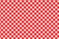 Red Gingham pattern. Texture from rhombus/squares for - plaid, tablecloths, clothes, shirts, dresses, paper, bedding, blankets,